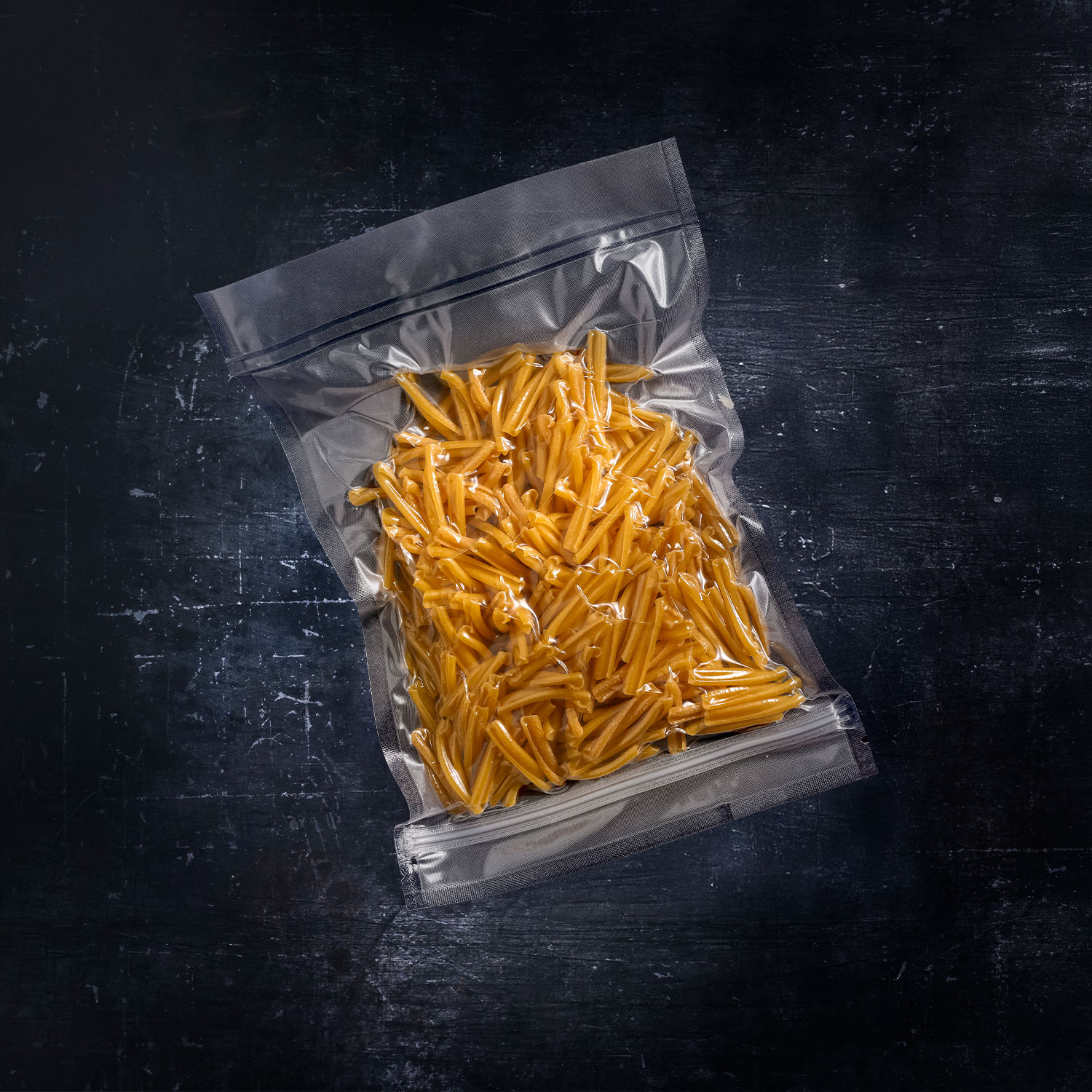 Z-Vac Vakuumbeutel mit wiederverschließbarem Zipper und Pasta