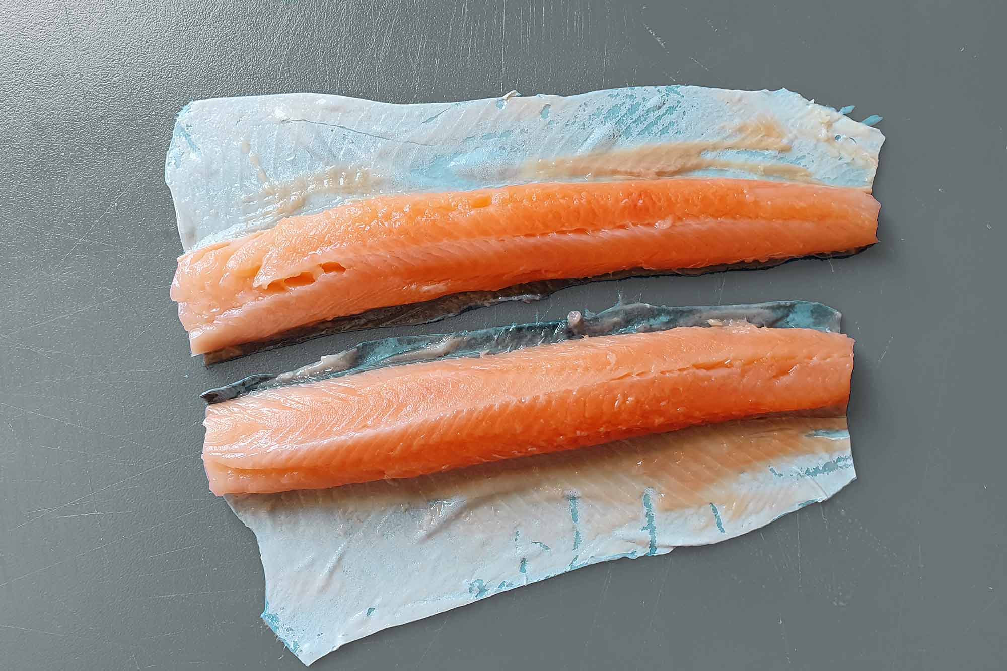 Bachforelle Filetierte Bachforelle